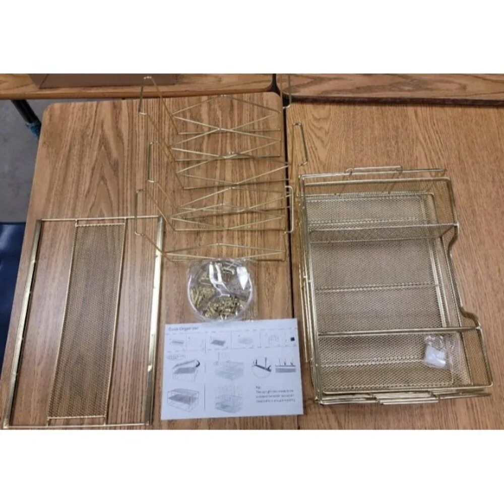 New Desk Organizers and Accessories - Double Tray and 5 Upright Sections